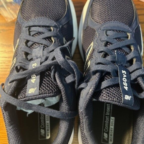 Men's New Balance Running Course Shoes in Navy with White Sole - Picture 3 of 8